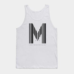 Mighty Max Bar Code (BLACK) Tank Top